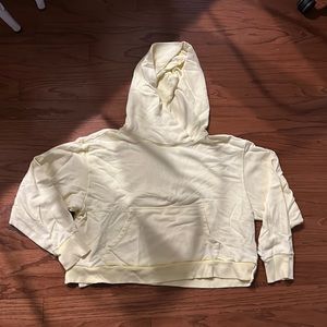 Zella light yellow hooded sweatshirt